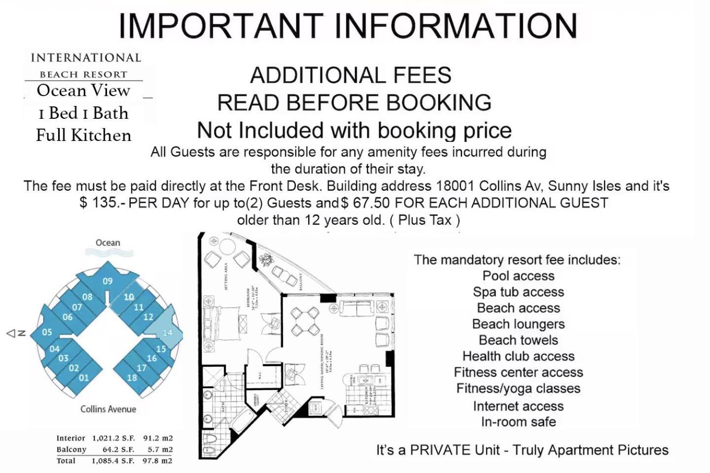 Hotel International Beach Tump Resort Ocean View 1100 Sf 1 Bed 1Bth Privately Owned Sunny Isles Miami Beach Bagian luar foto